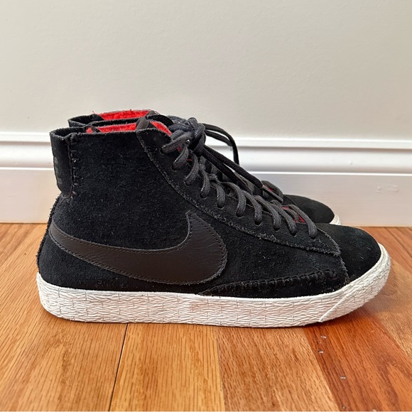 Nike Shearling Lined High Top Suede Sneakers - Picture 2 of 11